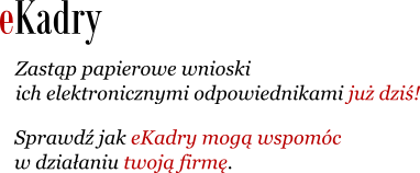 Sprawdź eKadry!